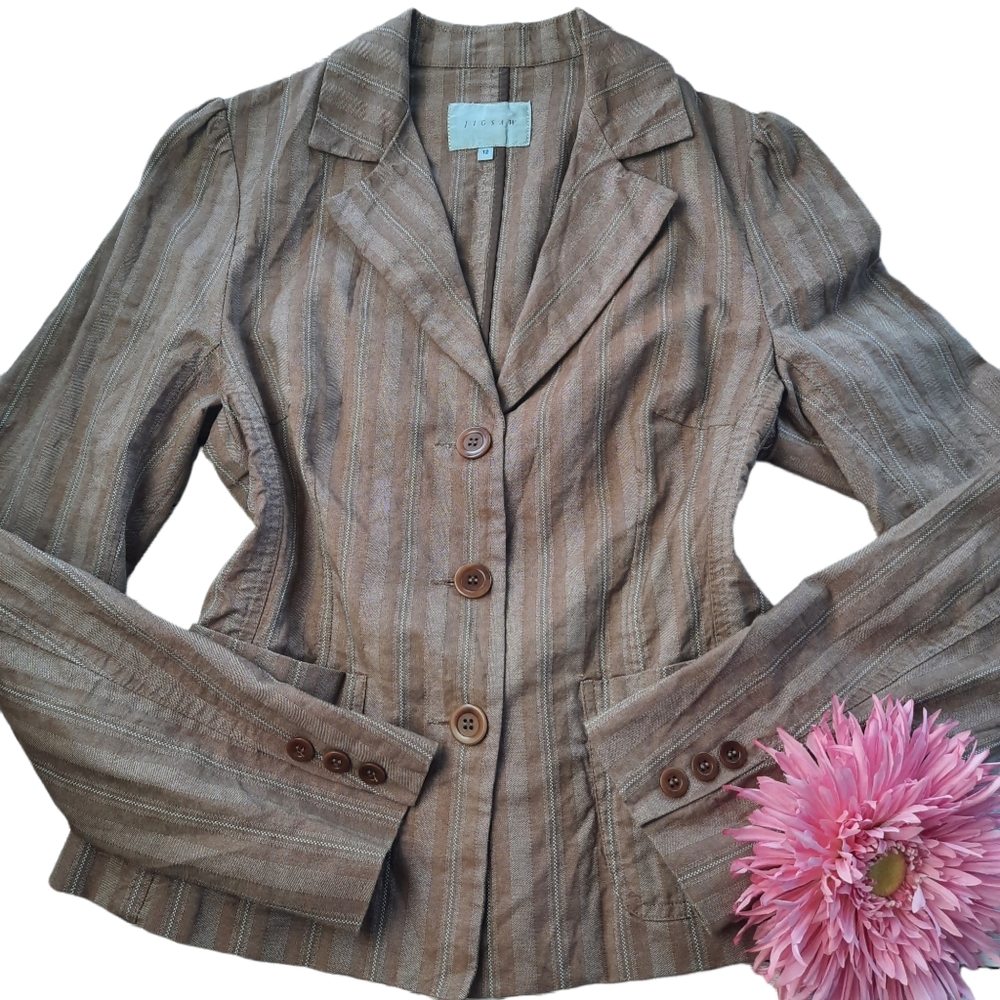 Jigsaw London Brown Blazer